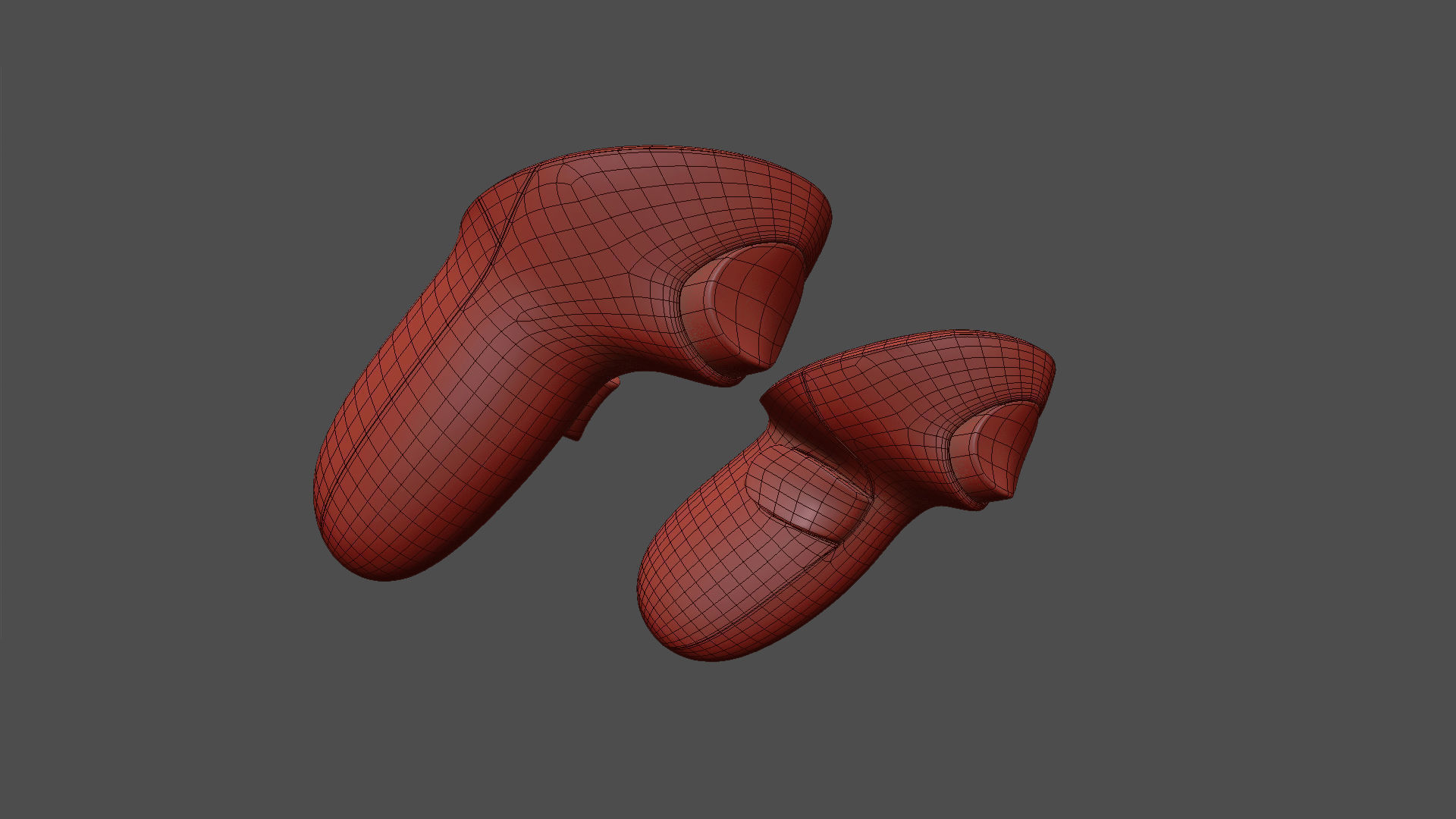 Meta Quest 3S with Controllers 3D model_39