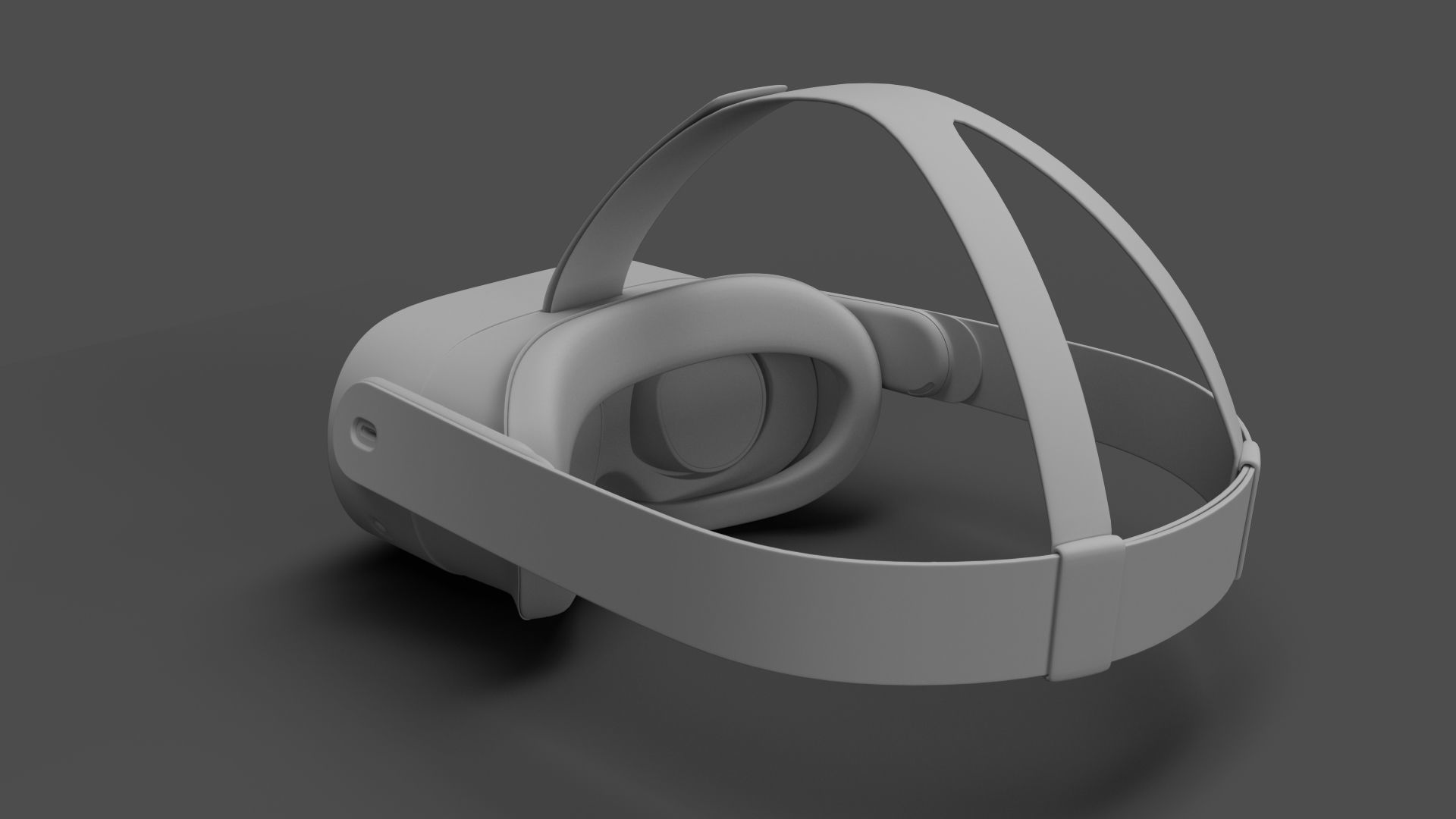 Meta Quest 3S with Controllers 3D model_18