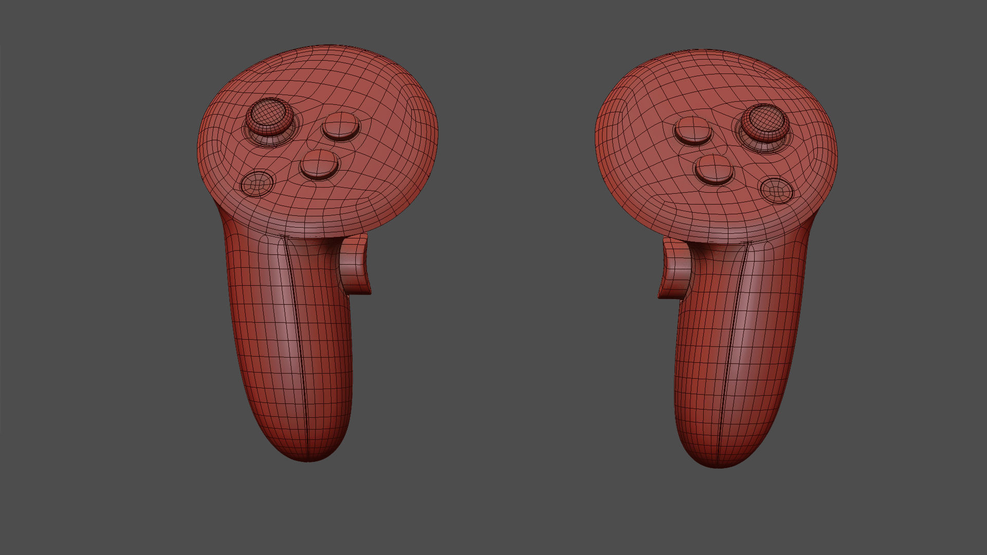 Meta Quest 3S with Controllers 3D model_37