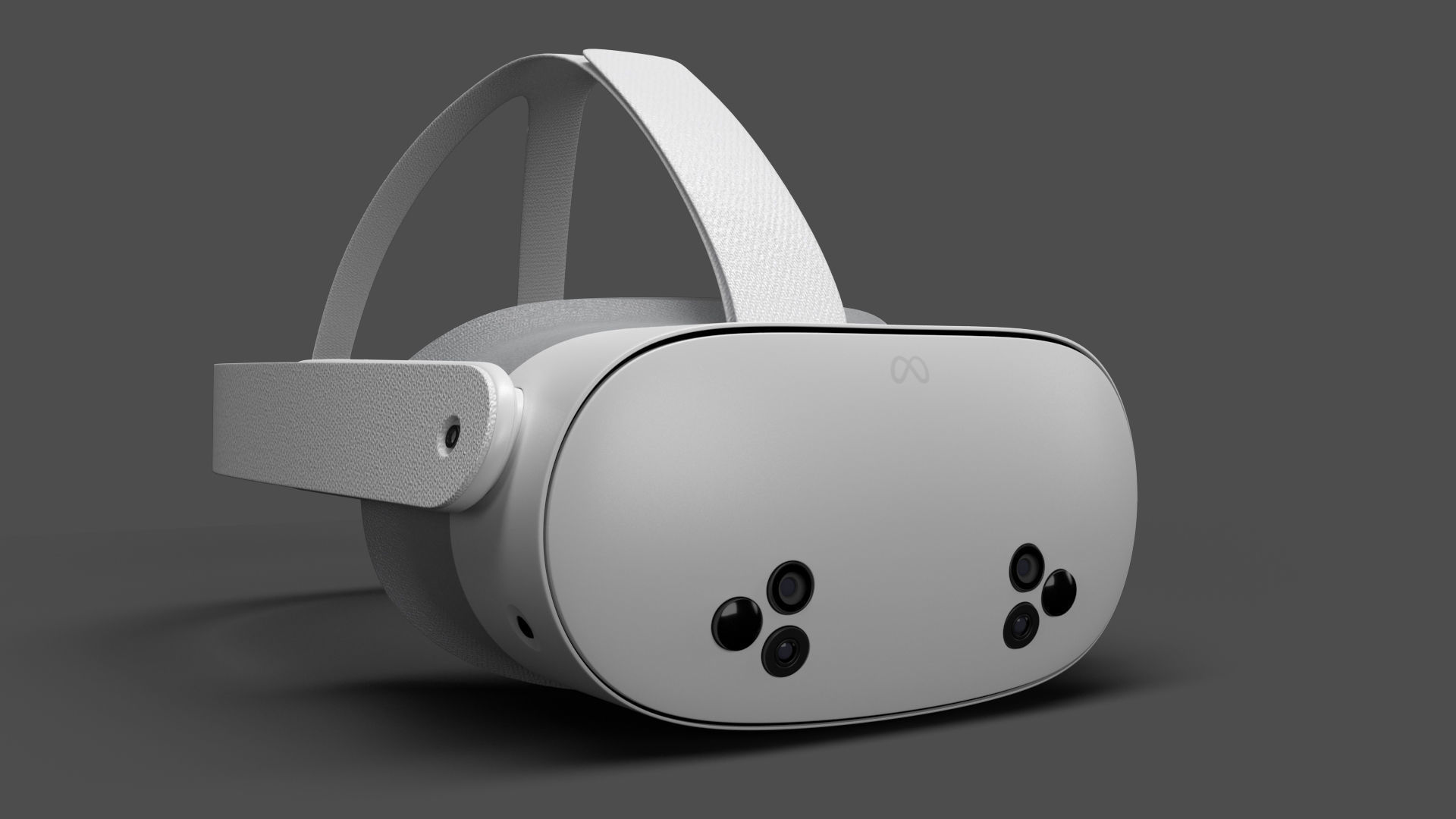 Meta Quest 3S with Controllers 3D model_3