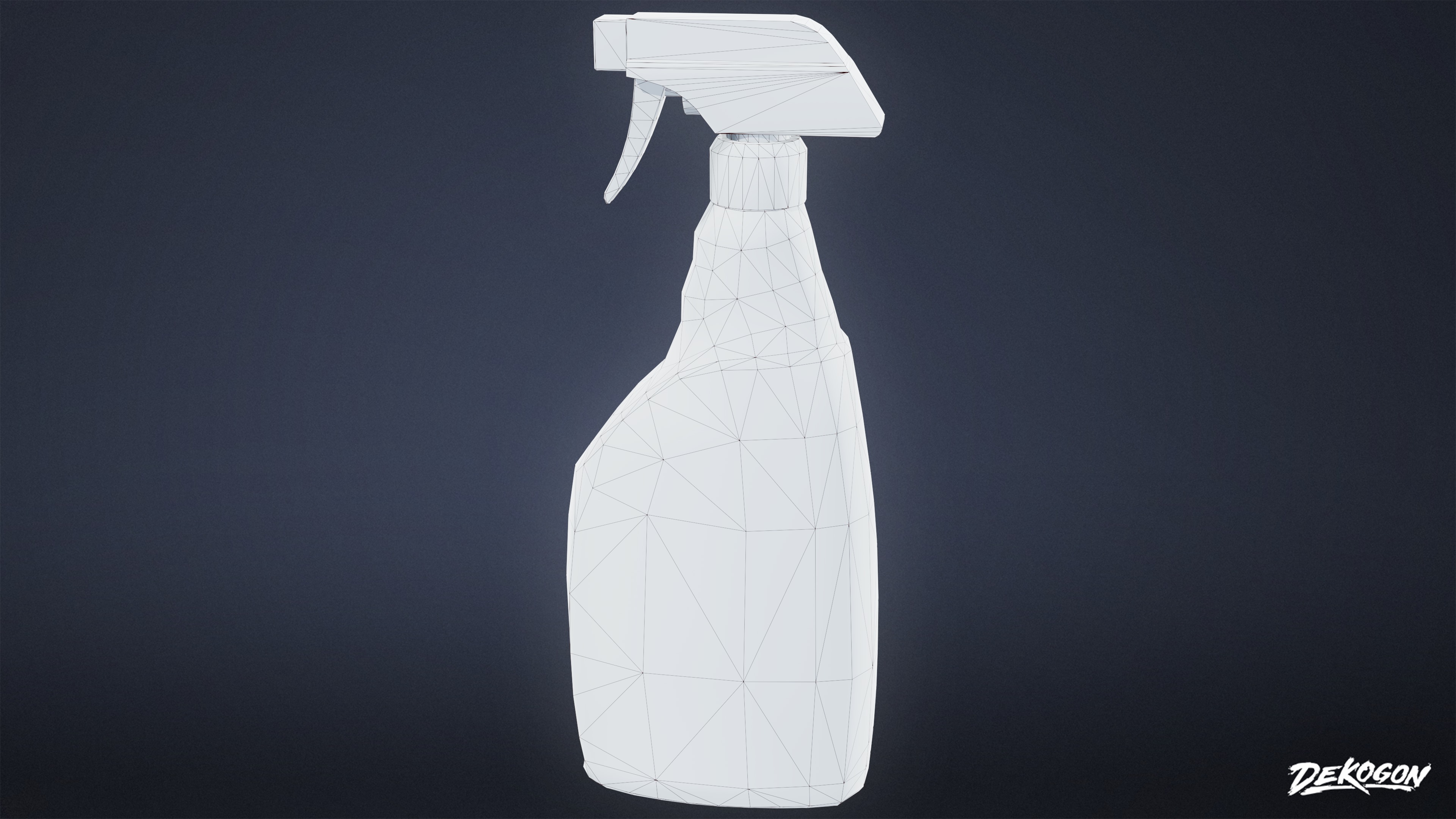 LAUNDROMAT - Household Bottles 01 - LOW POLY AND NANITE Low-poly 3D model_7