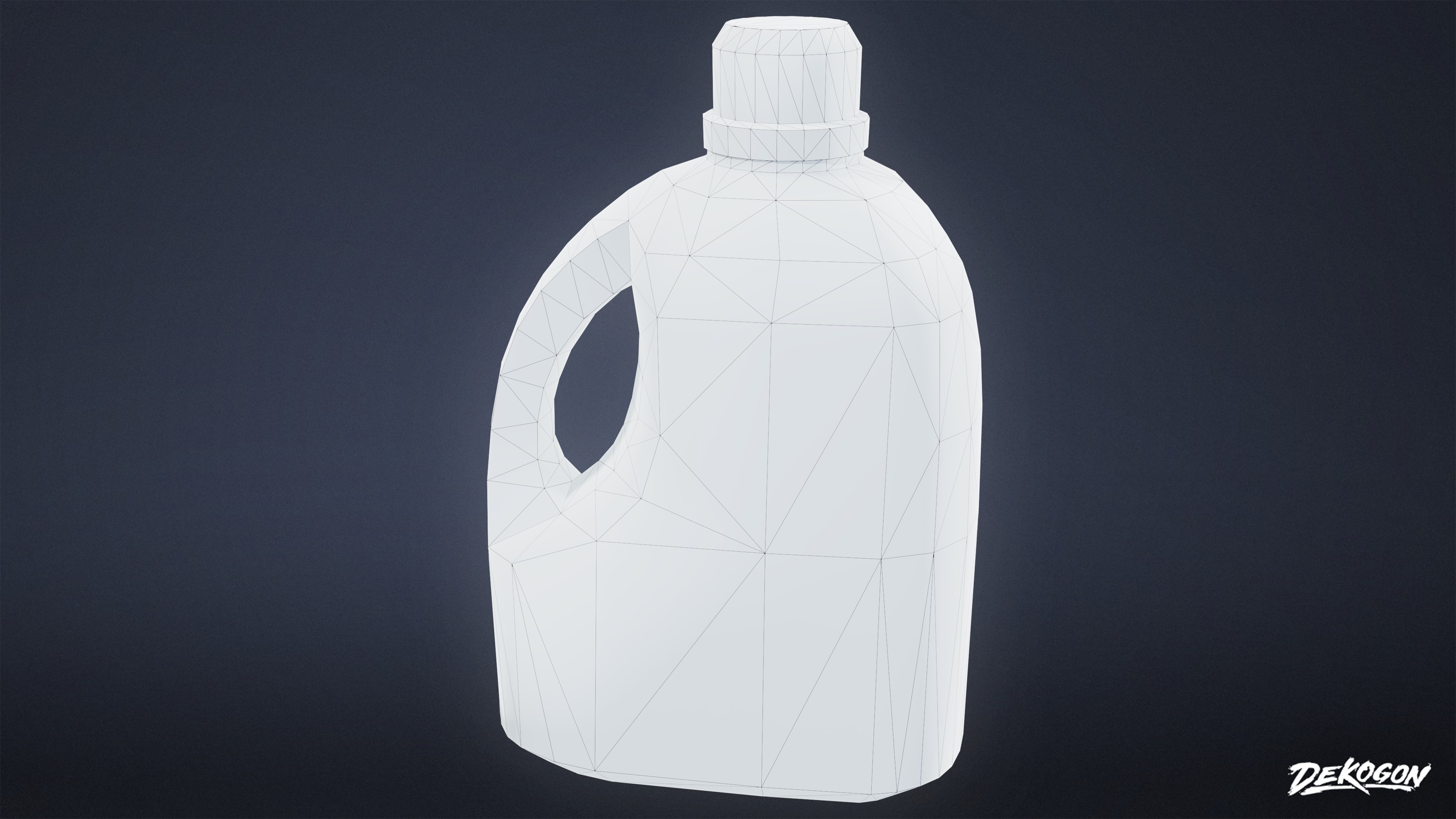 LAUNDROMAT - Household Bottles 01 - LOW POLY AND NANITE Low-poly 3D model_8