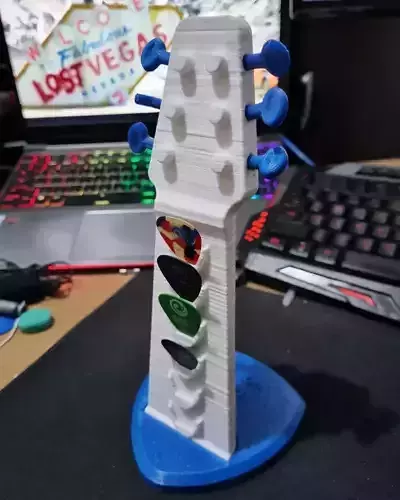 Suporte Paletas de Guitarra - Guitar Pick Holder 3D print model