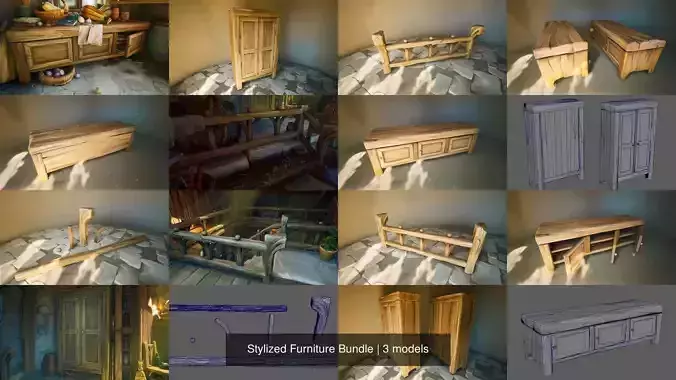Stylized Furniture Bundle