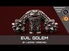 Evil Golem - 3d character rigged animated Low-poly 3D model_1