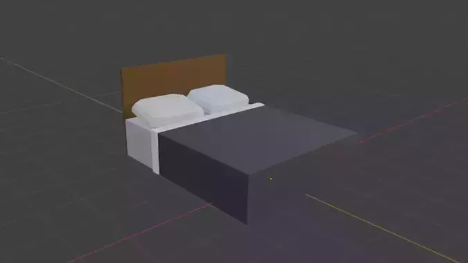 Lowpoly Bed
