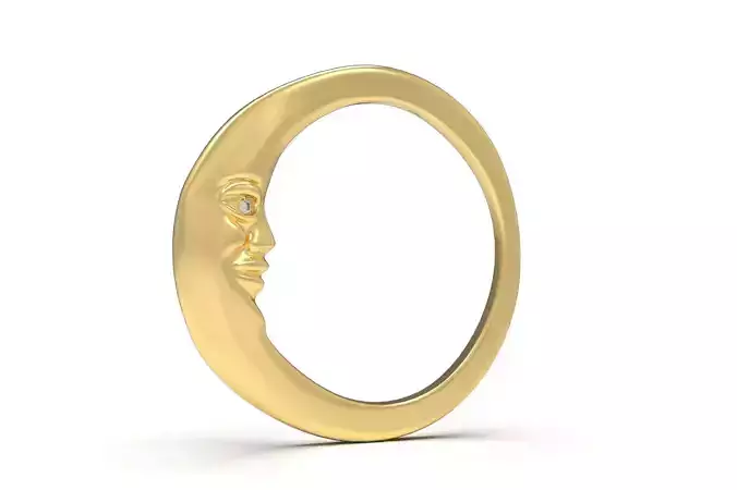 CRESCENT MOON RING