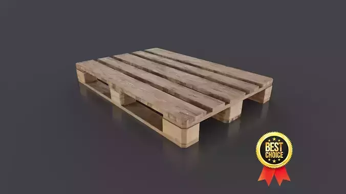 Wooden euro pallet