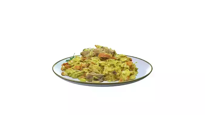 Uzbek plov Uzbek pilaf Uzbek palov 3D print model