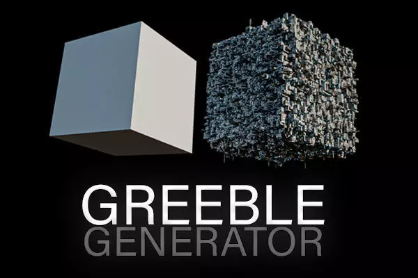Greeble Generator Sci-Fi Tool for Unity Low-poly 3D model_0