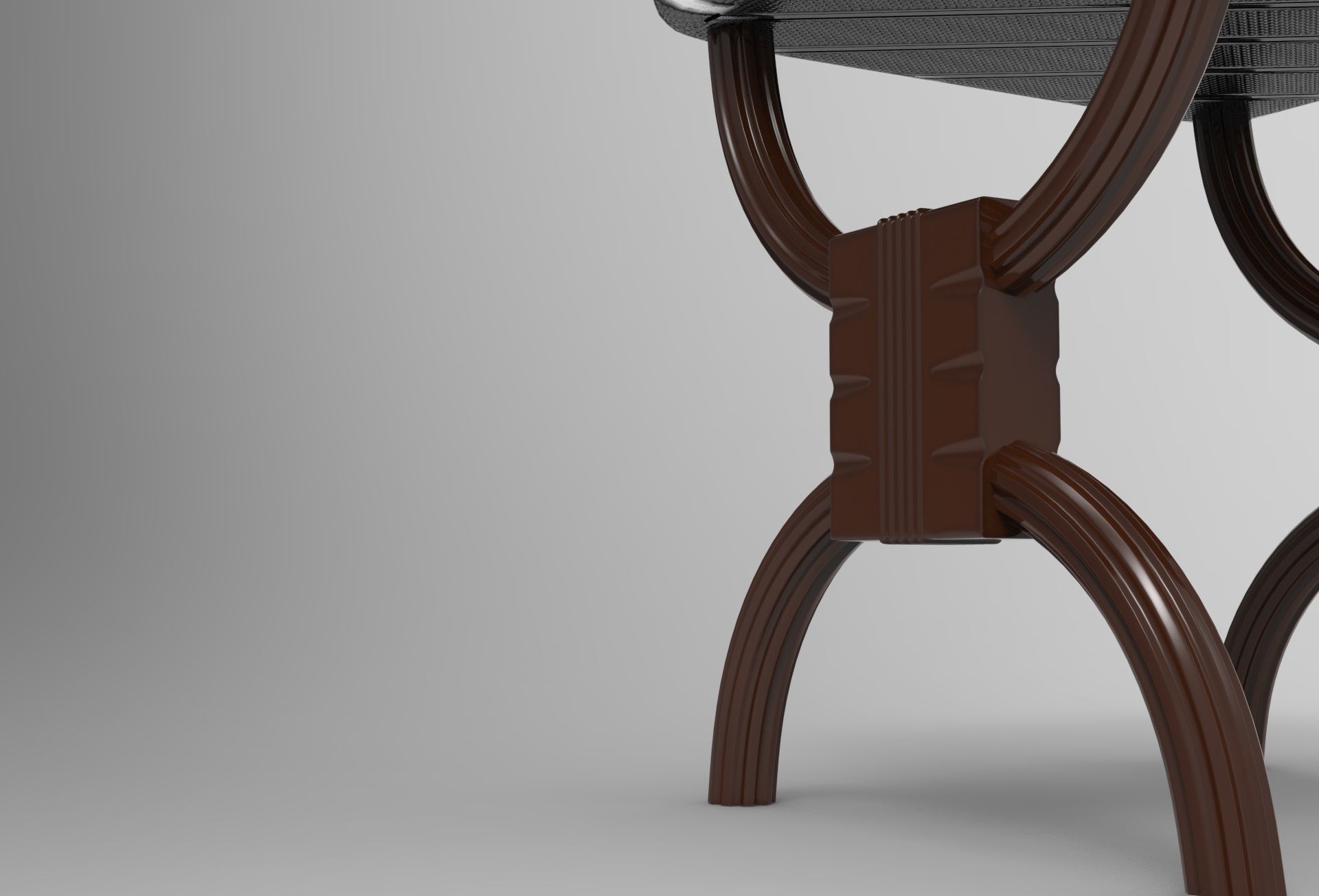 Lukop Stool Low-poly 3D model_3