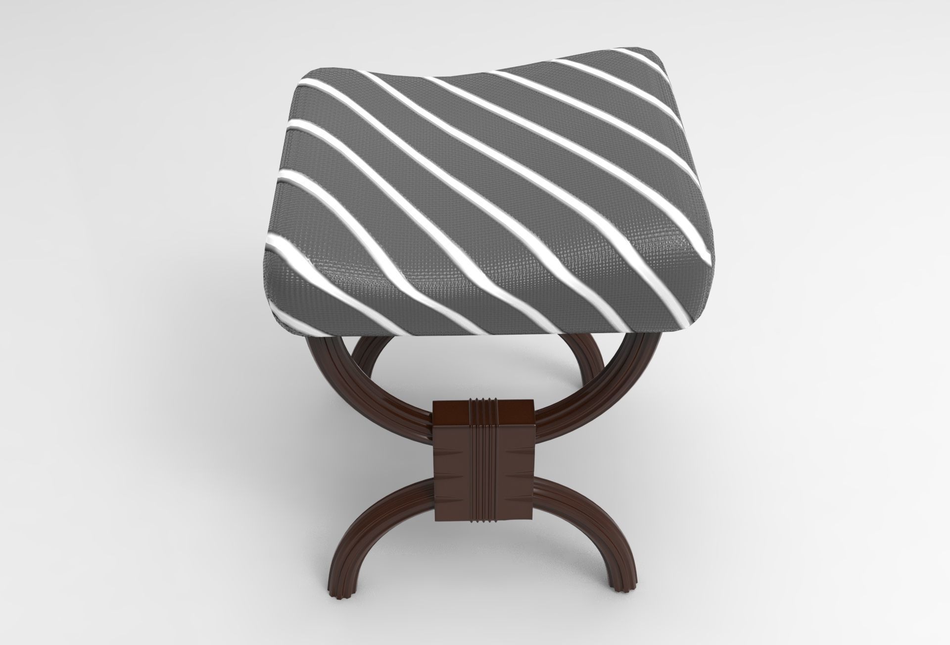Lukop Stool Low-poly 3D model_2