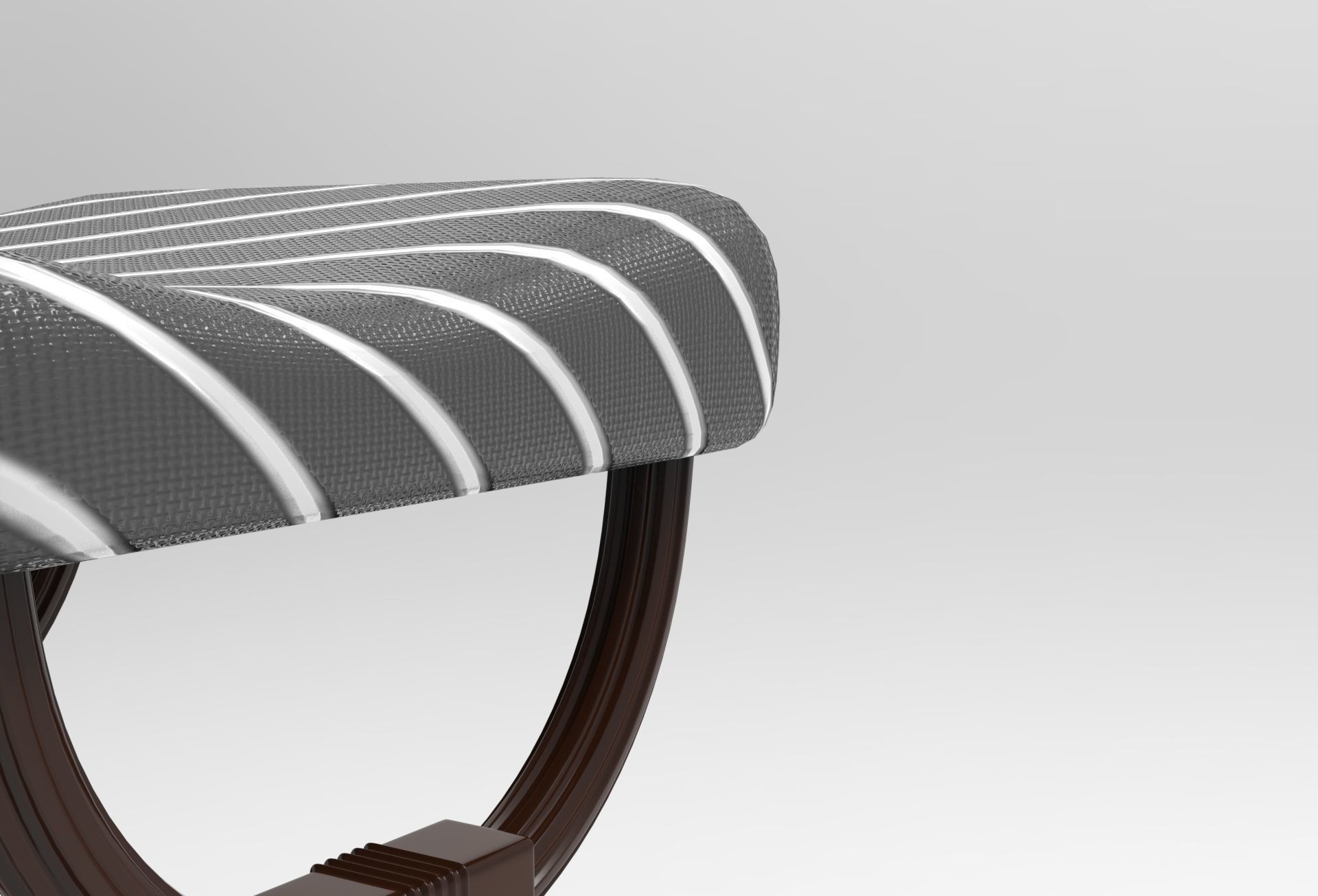 Lukop Stool Low-poly 3D model_4