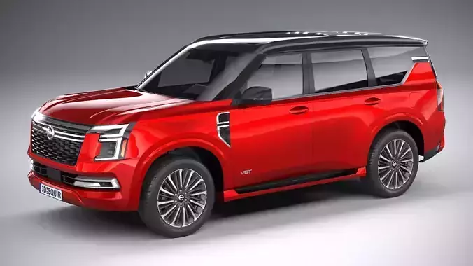 Nissan Armada 2025 3D model