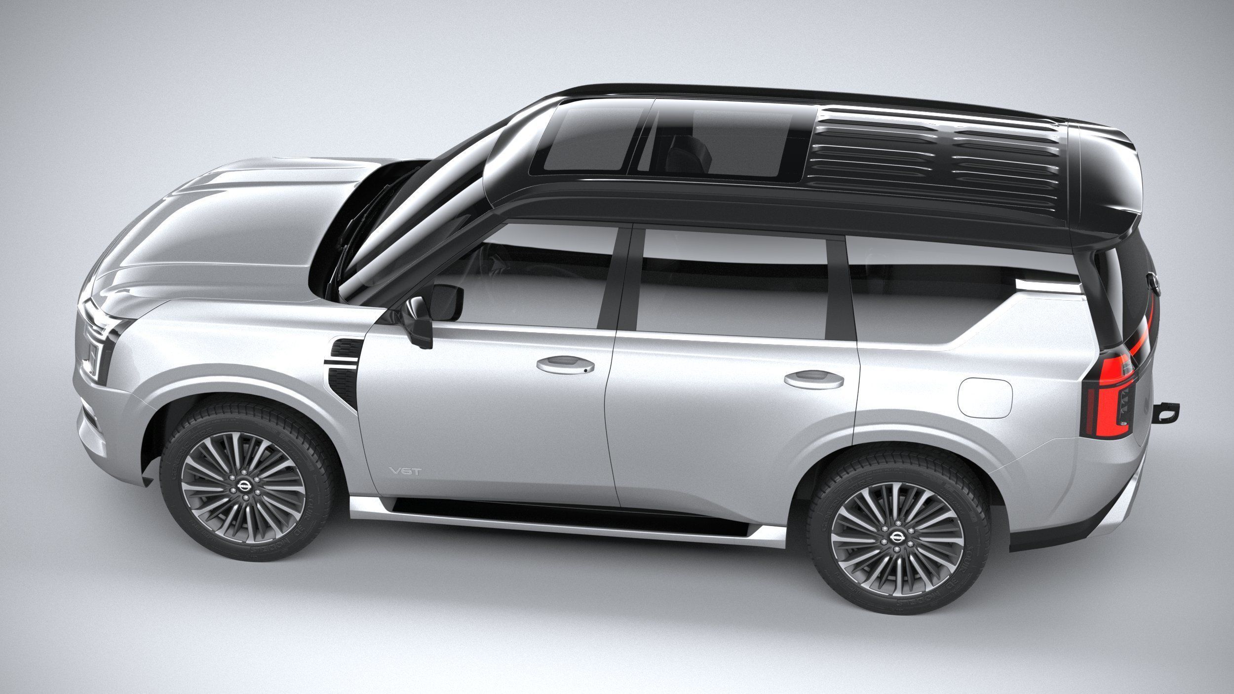 Nissan Patrol 2025 3D model_9