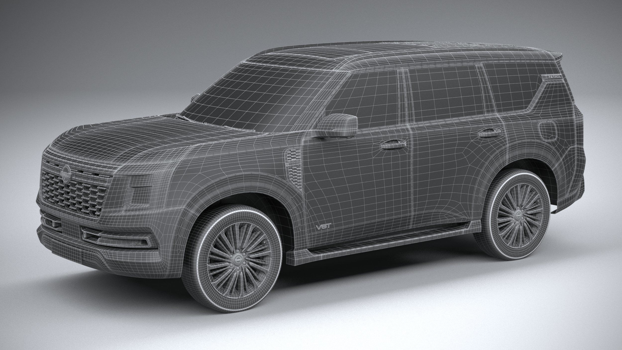 Nissan Patrol 2025 3D model_28