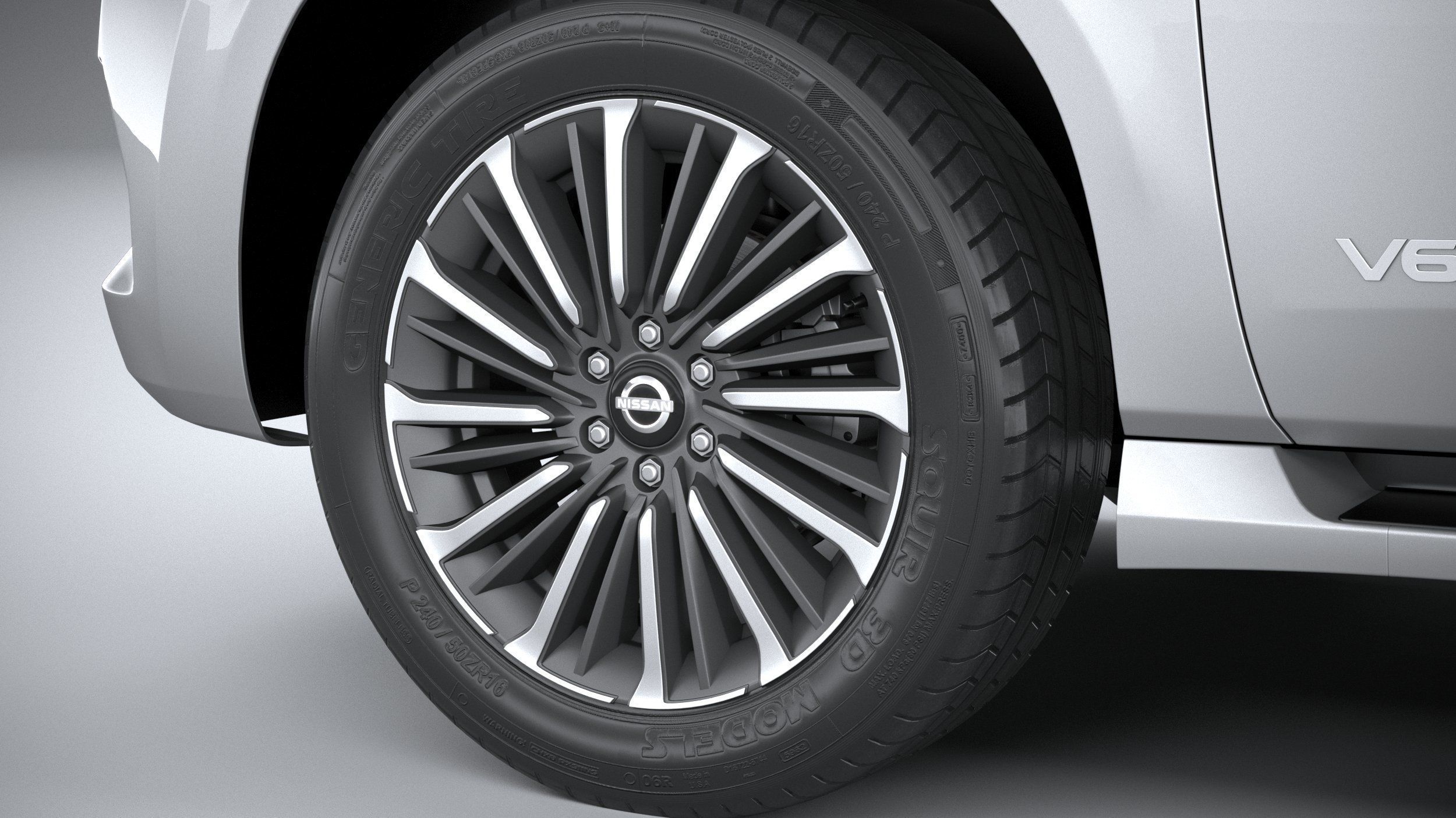 Nissan Patrol 2025 3D model_16