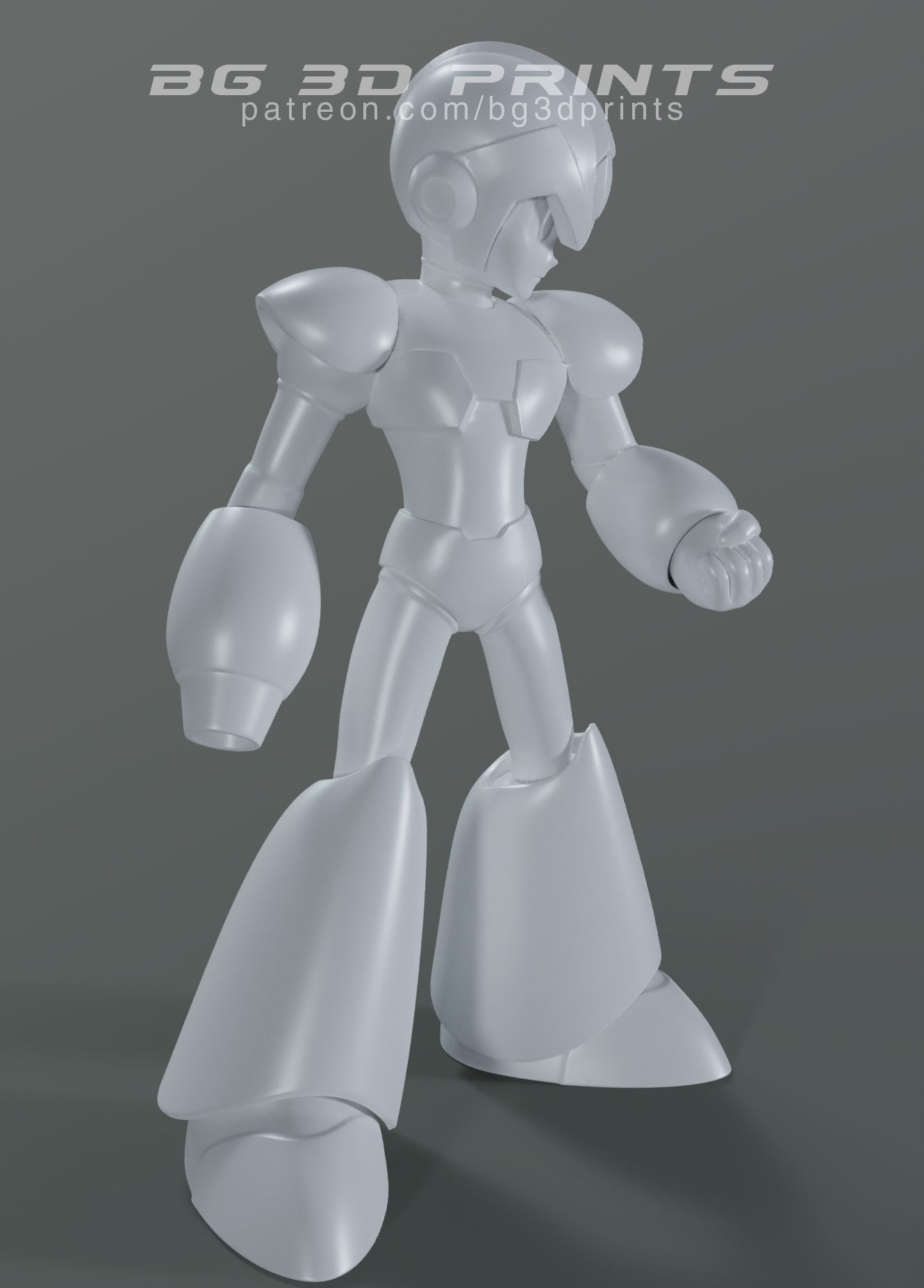 Megaman X Fanart 3D Print STL file 3D print model_3