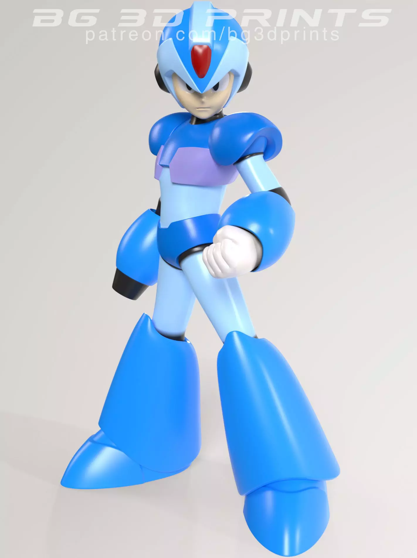 Megaman X Fanart 3D Print STL file 3D print model_0