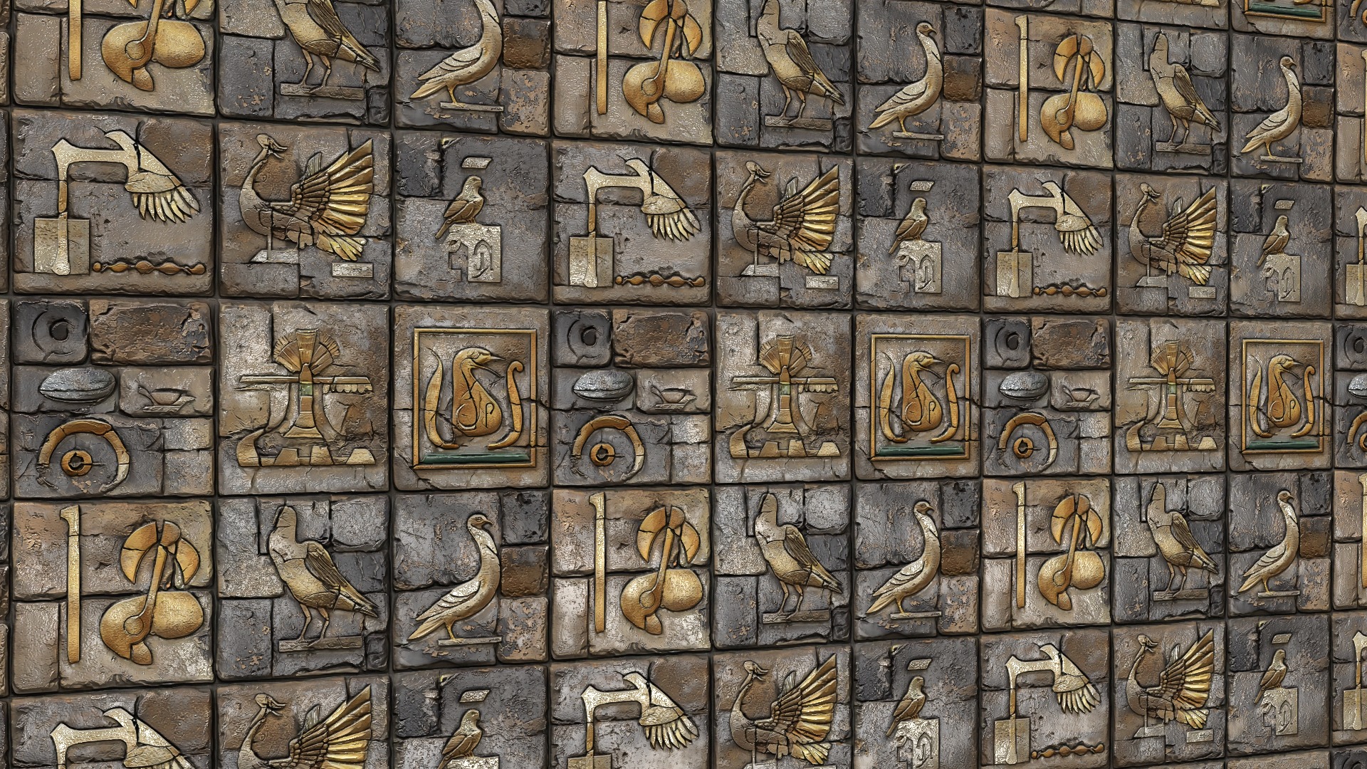 10 Egypt Wall VOL02 4K Seamless PNG PBR Textures Texture_4