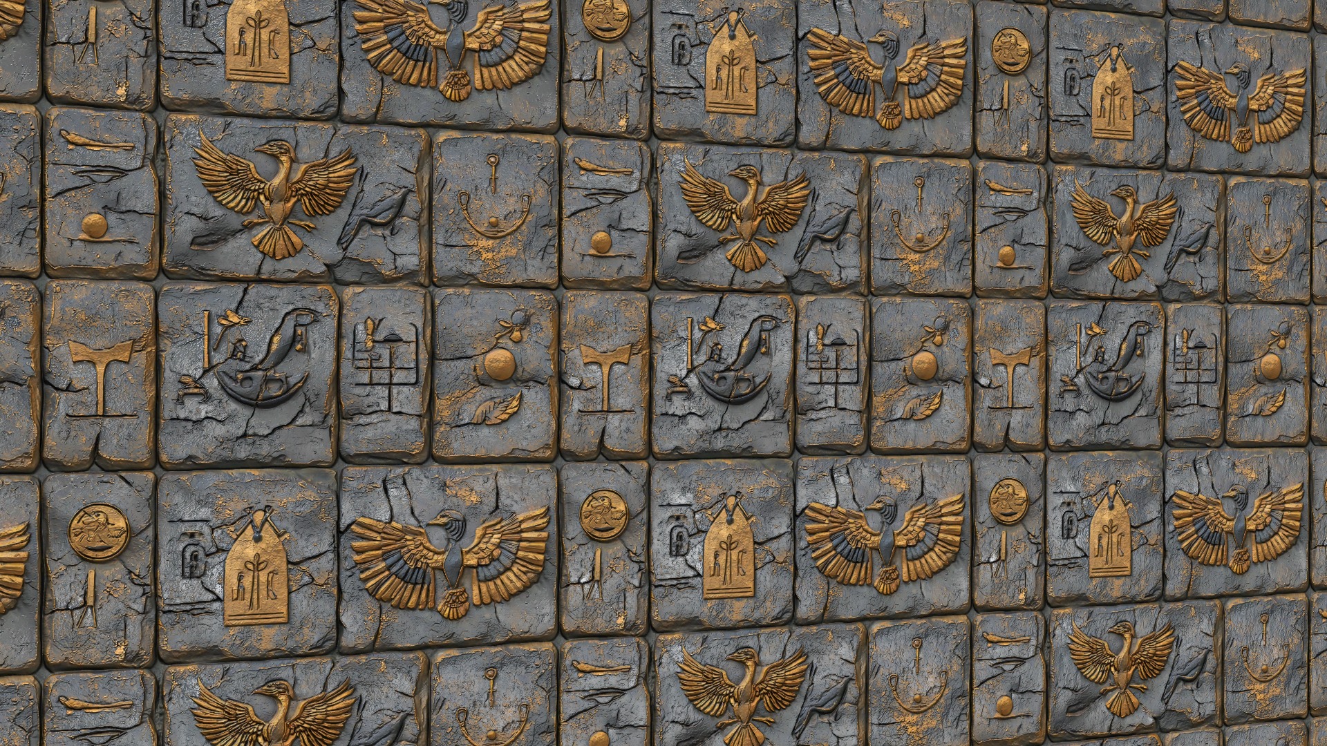 10 Egypt Wall VOL02 4K Seamless PNG PBR Textures Texture_2