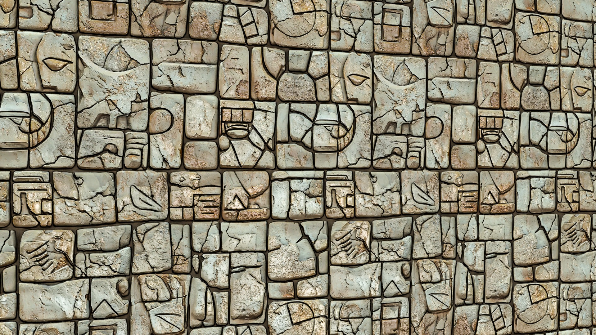 10 Egypt Wall VOL02 4K Seamless PNG PBR Textures Texture_10