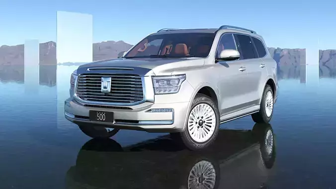 2024 Great Wall Motor Tank500 with interior 3D model