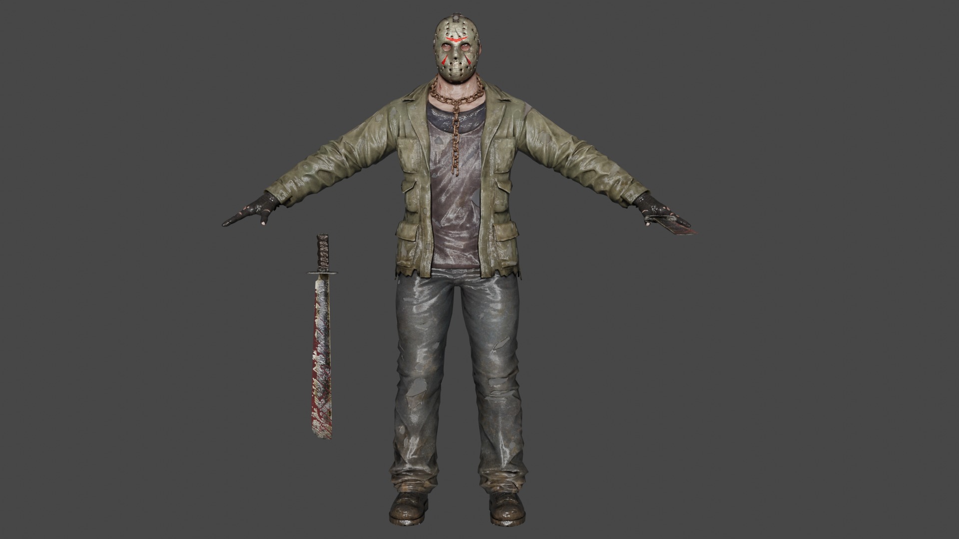 Jason Voorhees 3D model_1