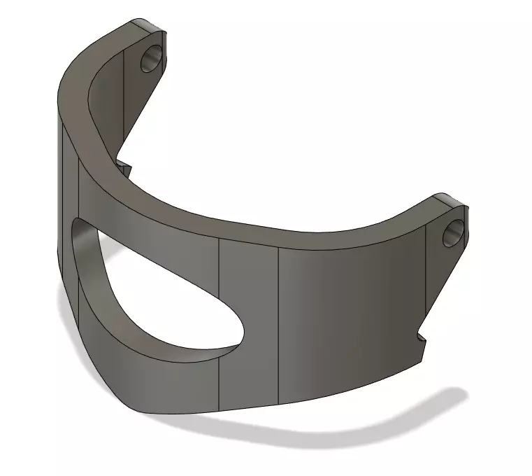Blank Face Mask 3D print model