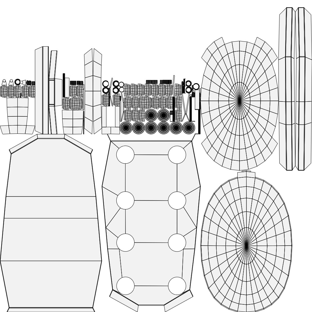 Sci fi robot spider  3D model_13