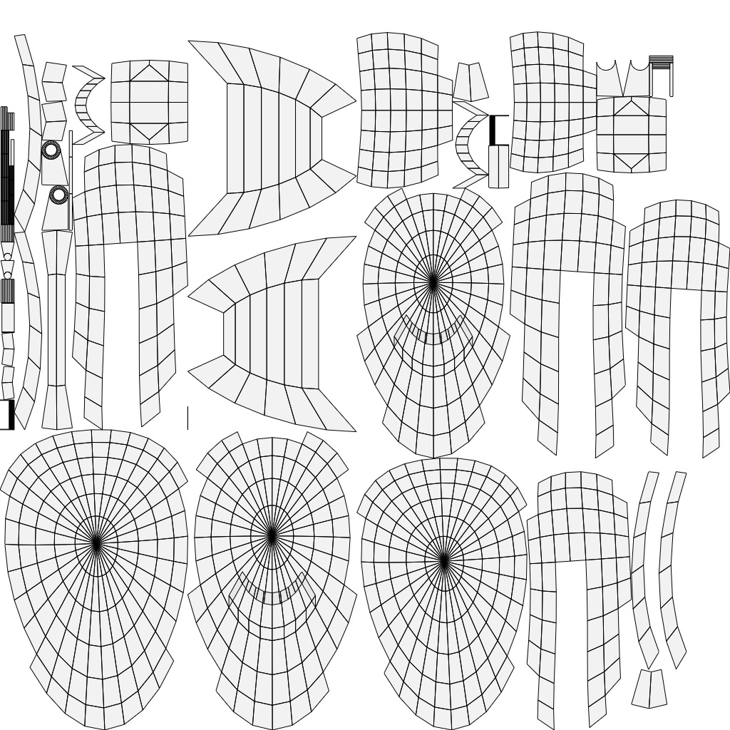 Sci fi robot spider  3D model_16