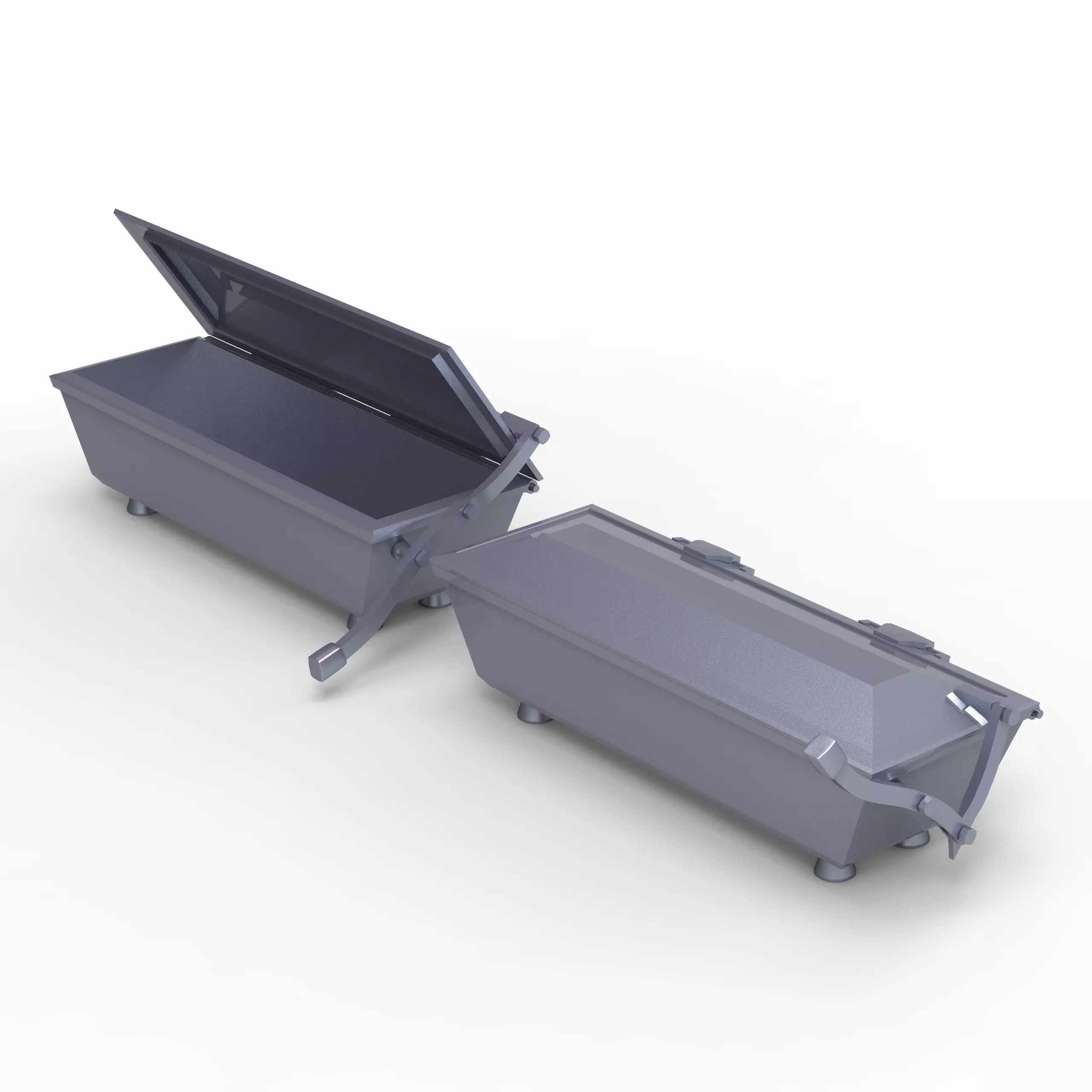 Hinged pot 01 3D print model