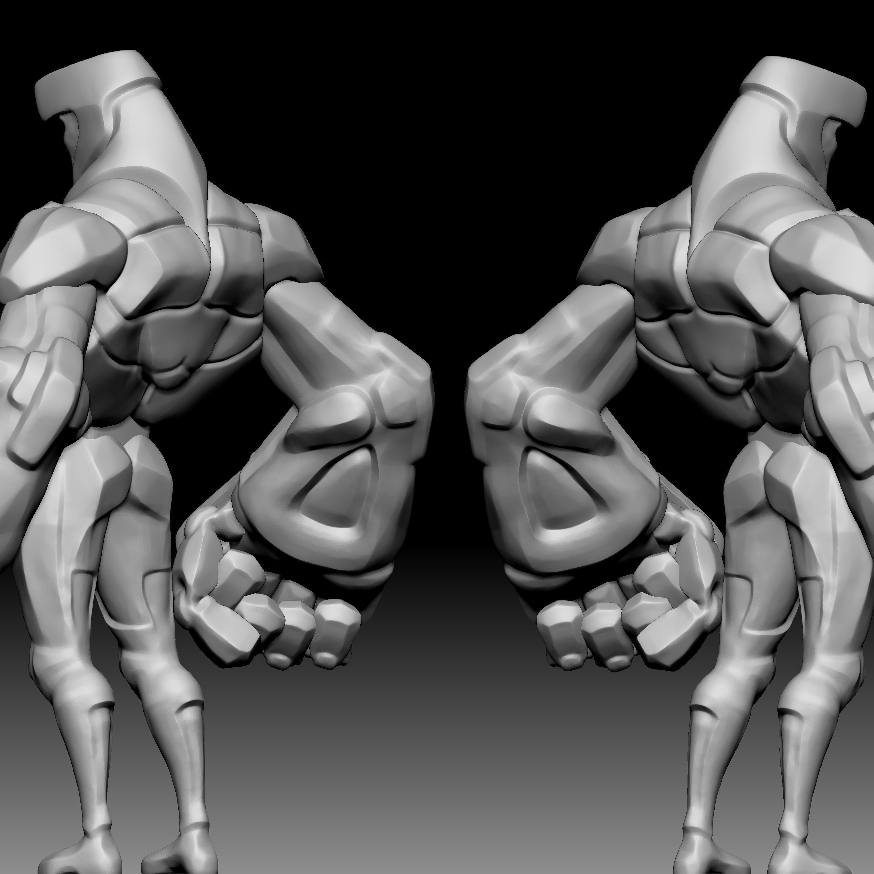 Superman chibi 010 3D print model_3