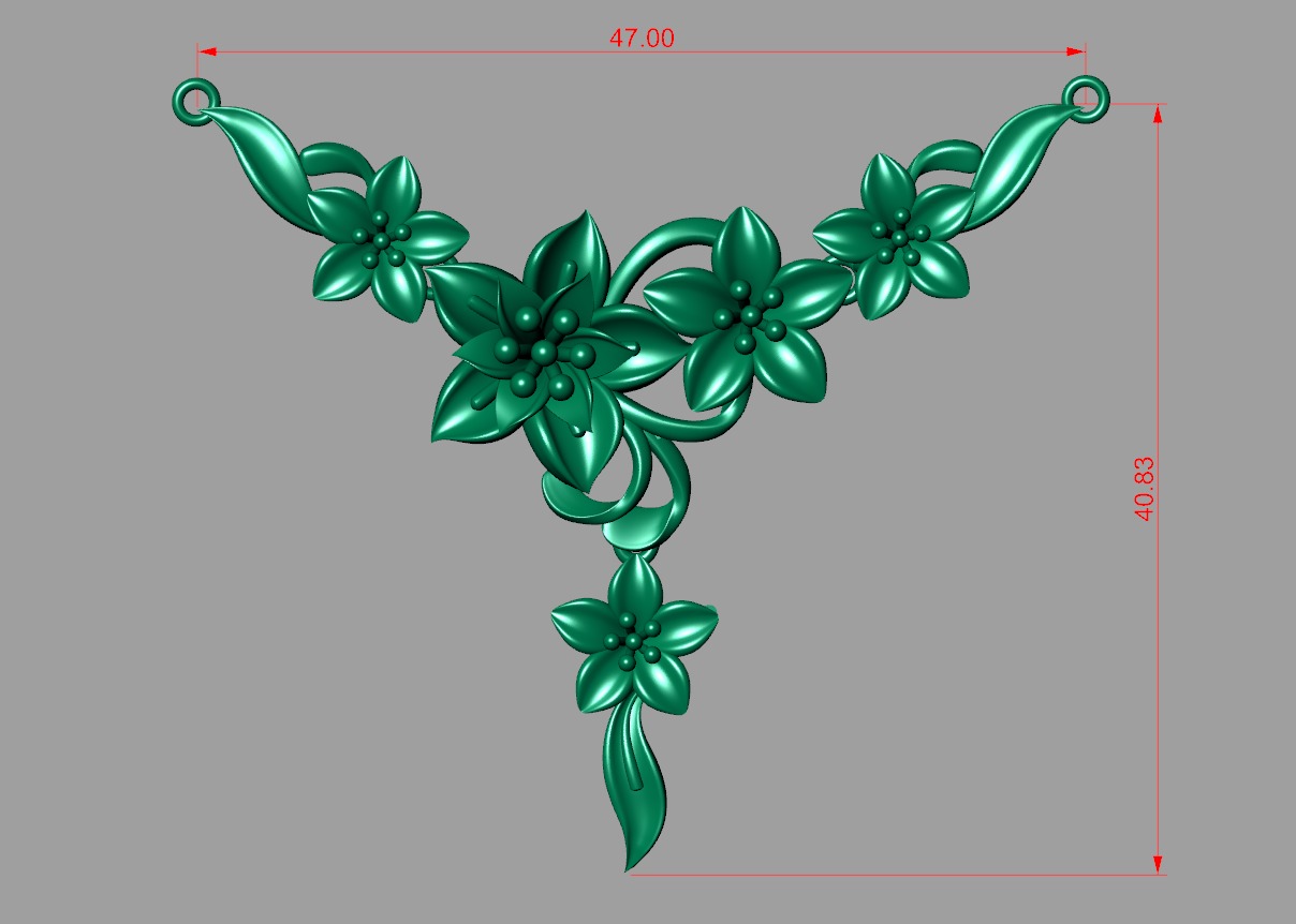 combo of 3 pendant models 24K 3D 3D print model_2