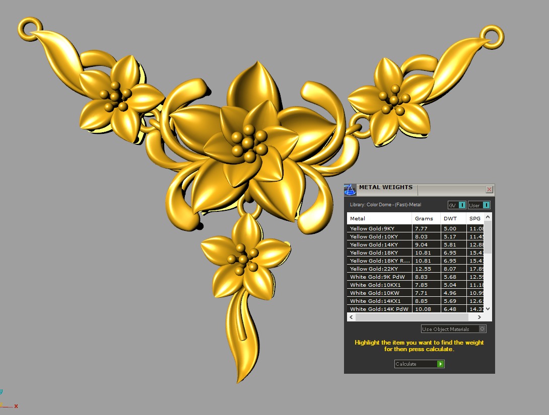 combo of 3 pendant models 24K 3D 3D print model_12