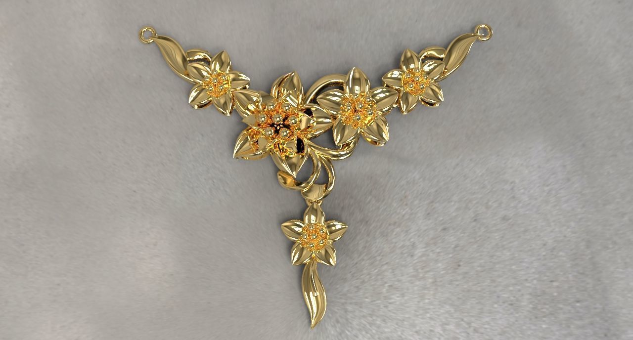 combo of 3 pendant models 24K 3D 3D print model_4