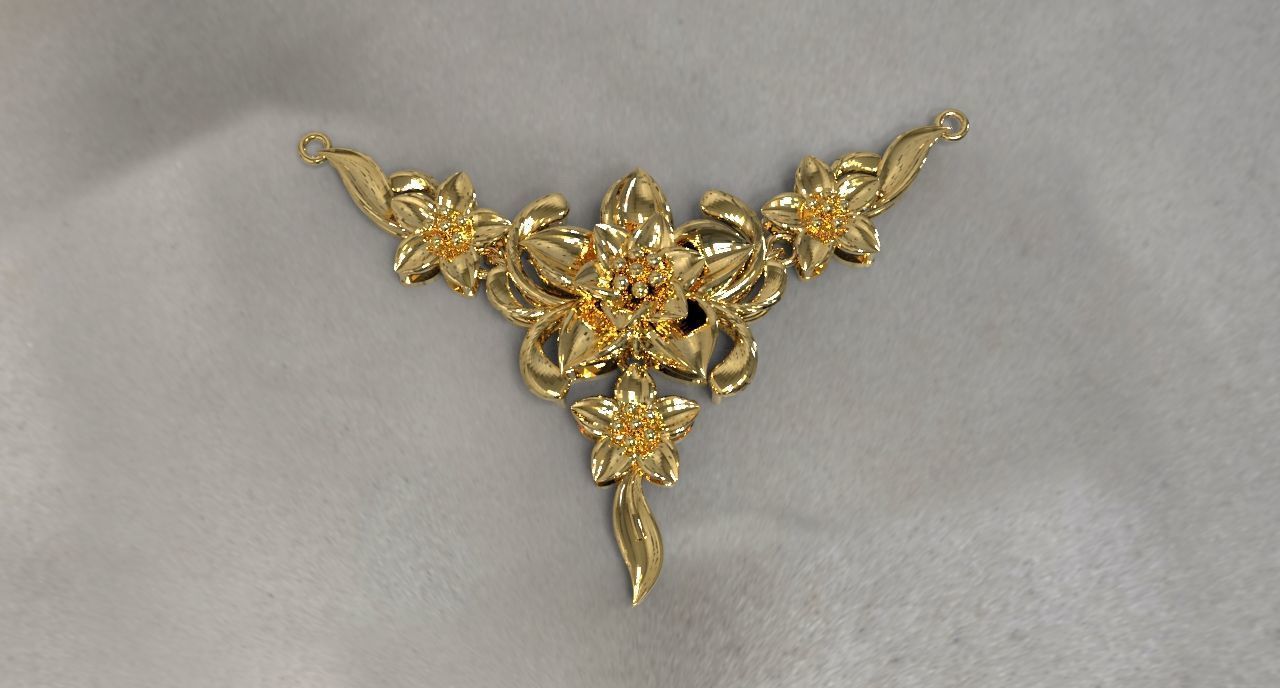 combo of 3 pendant models 24K 3D 3D print model_5