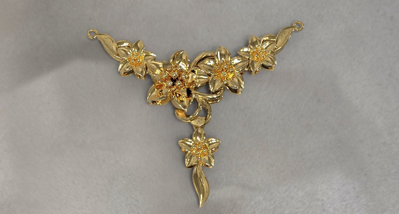 combo of 3 pendant models 24K 3D 3D print model_6