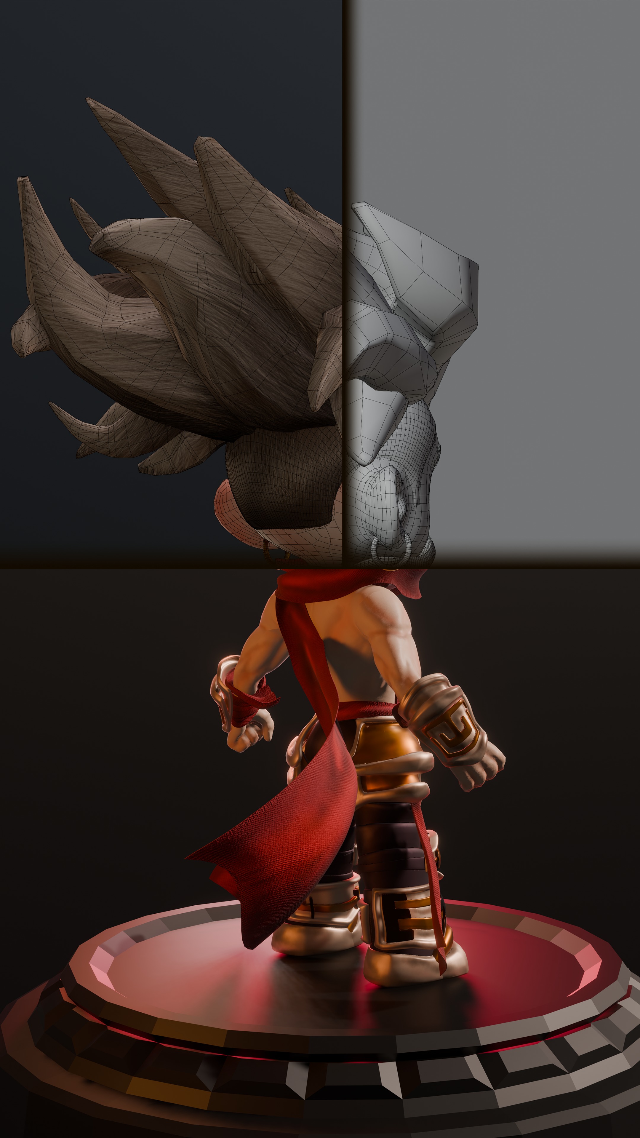 Character game chibi 010 3D print model_3