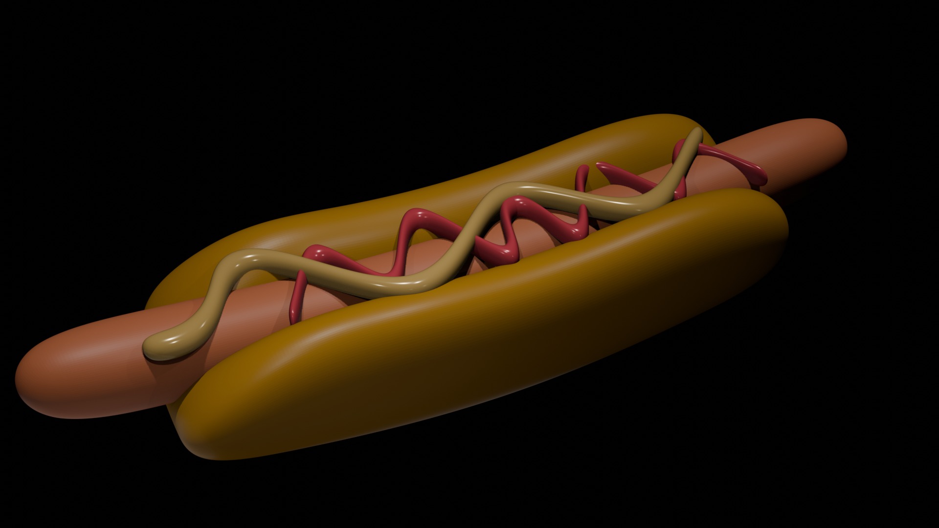 Hot Dog - Pancho 3D model_4