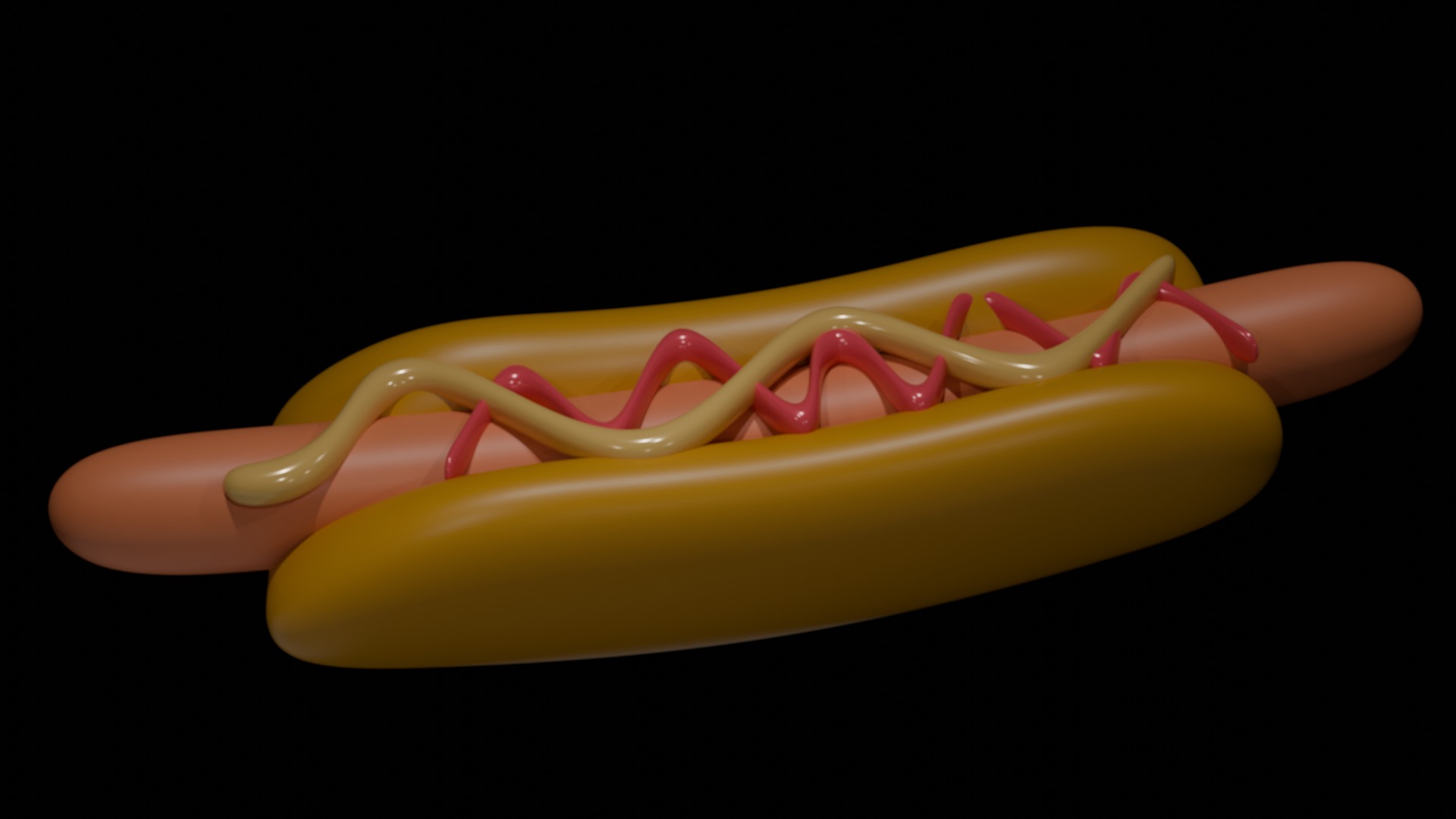 Hot Dog - Pancho 3D model_3