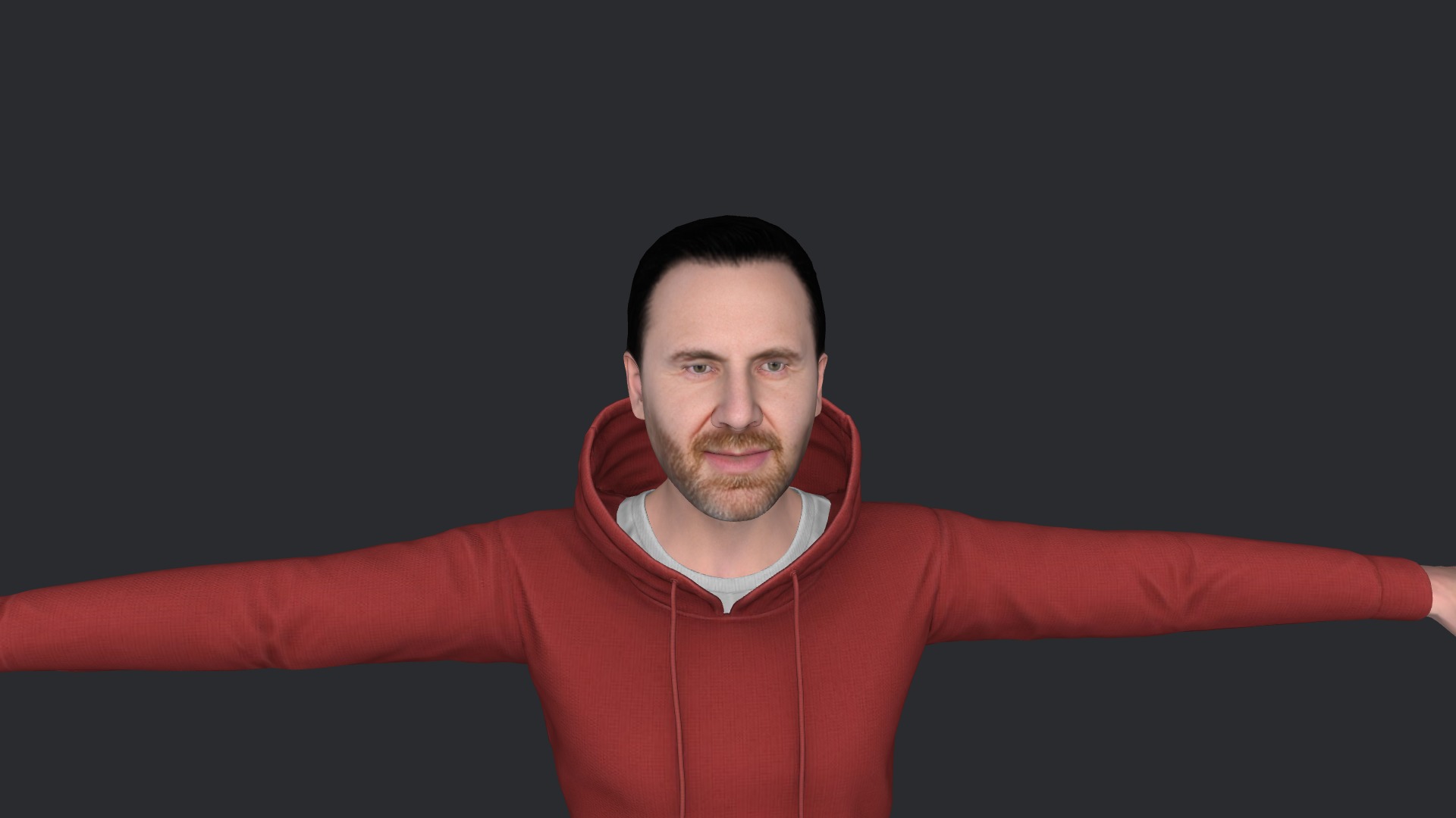 David guetta Hyper Realistic Full Body Fully Rigged 3D Character Low-poly 3D model_16