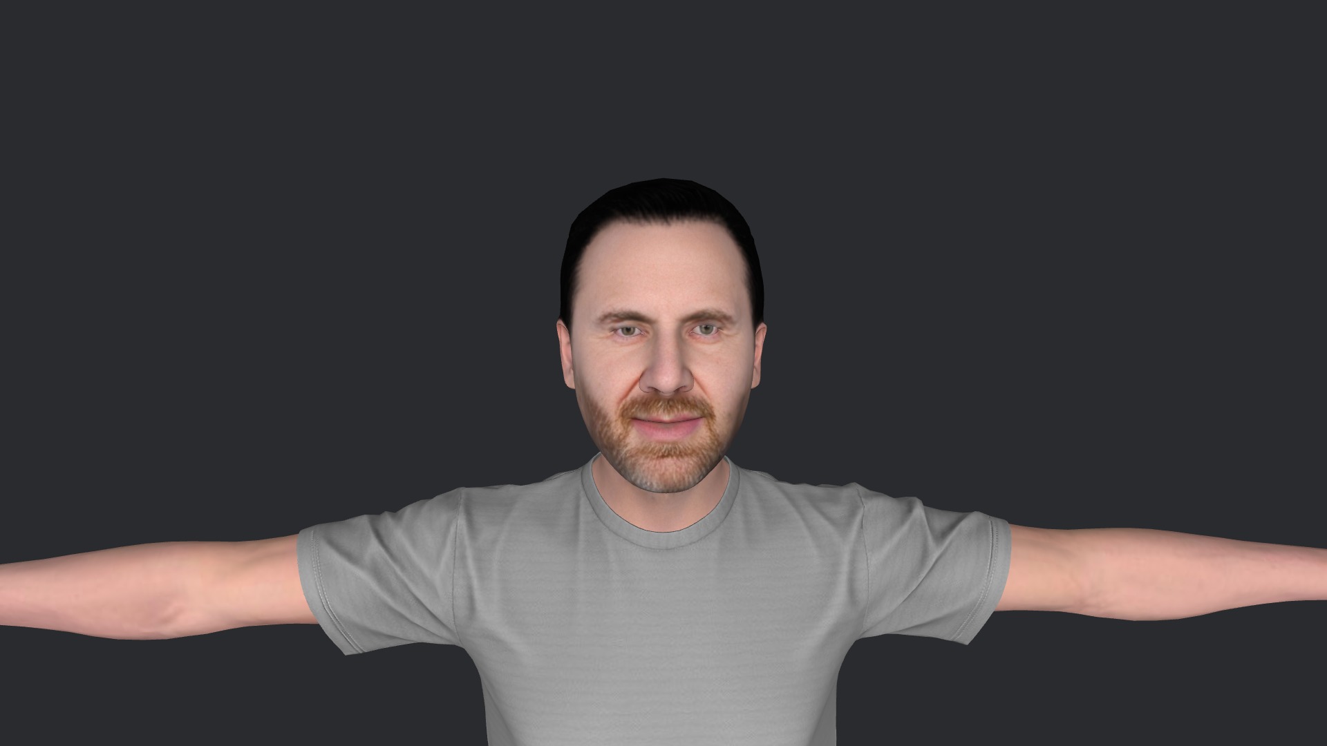 David guetta Hyper Realistic Full Body Fully Rigged 3D Character Low-poly 3D model_24