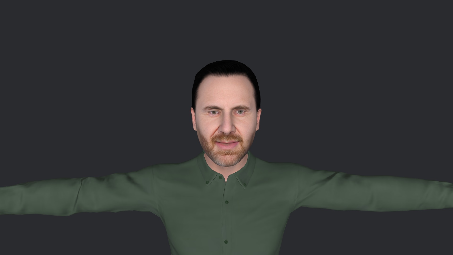 David guetta Hyper Realistic Full Body Fully Rigged 3D Character Low-poly 3D model_20