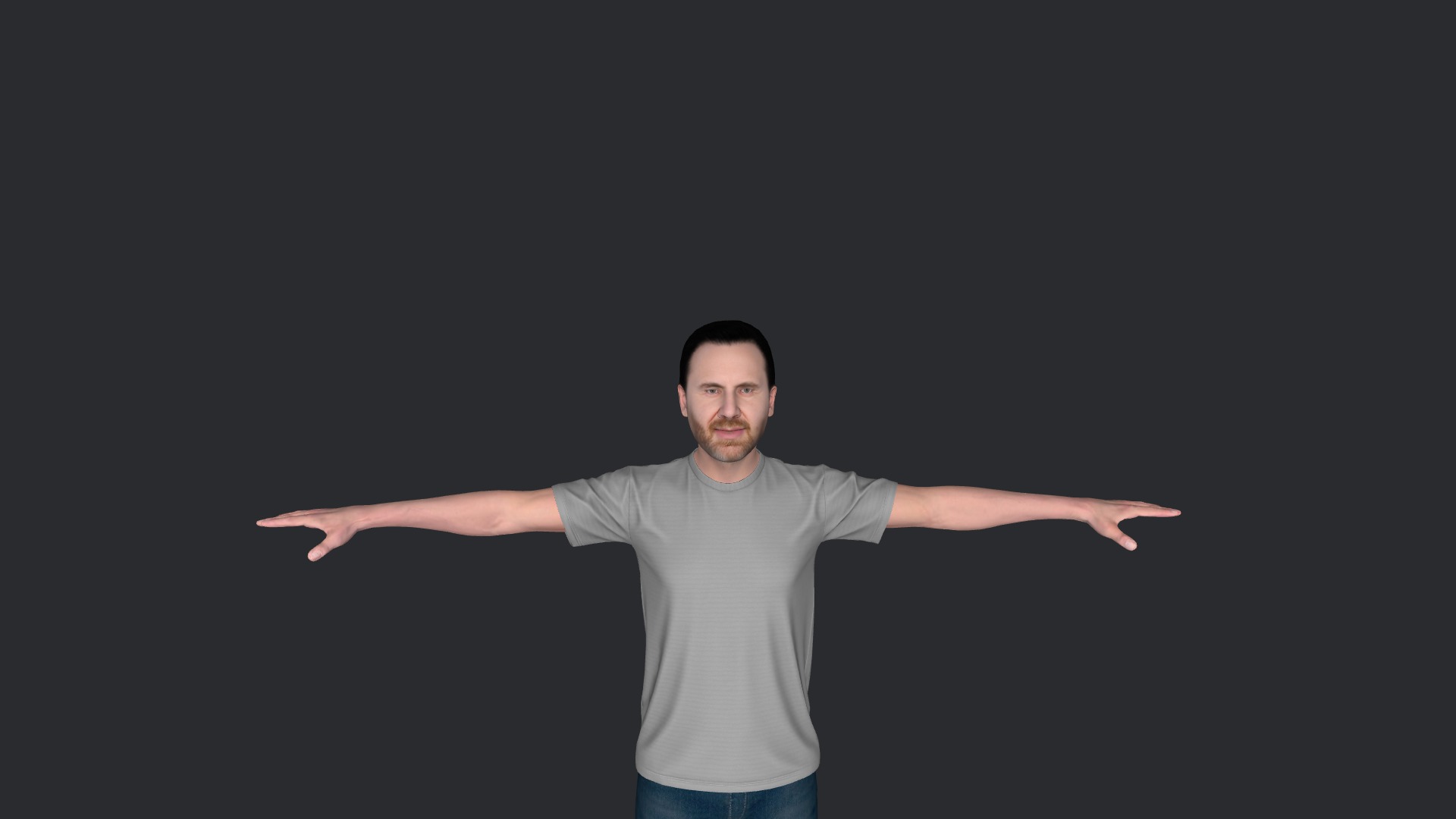 David guetta Hyper Realistic Full Body Fully Rigged 3D Character Low-poly 3D model_27