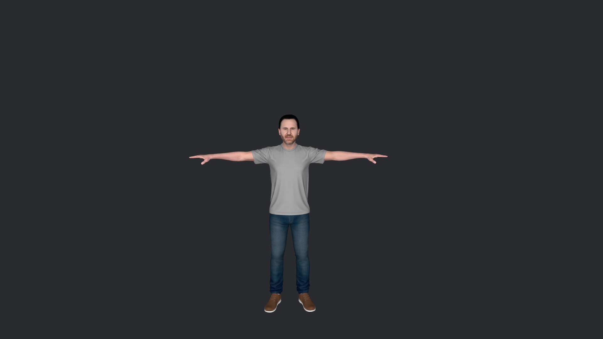 David guetta Hyper Realistic Full Body Fully Rigged 3D Character Low-poly 3D model_12