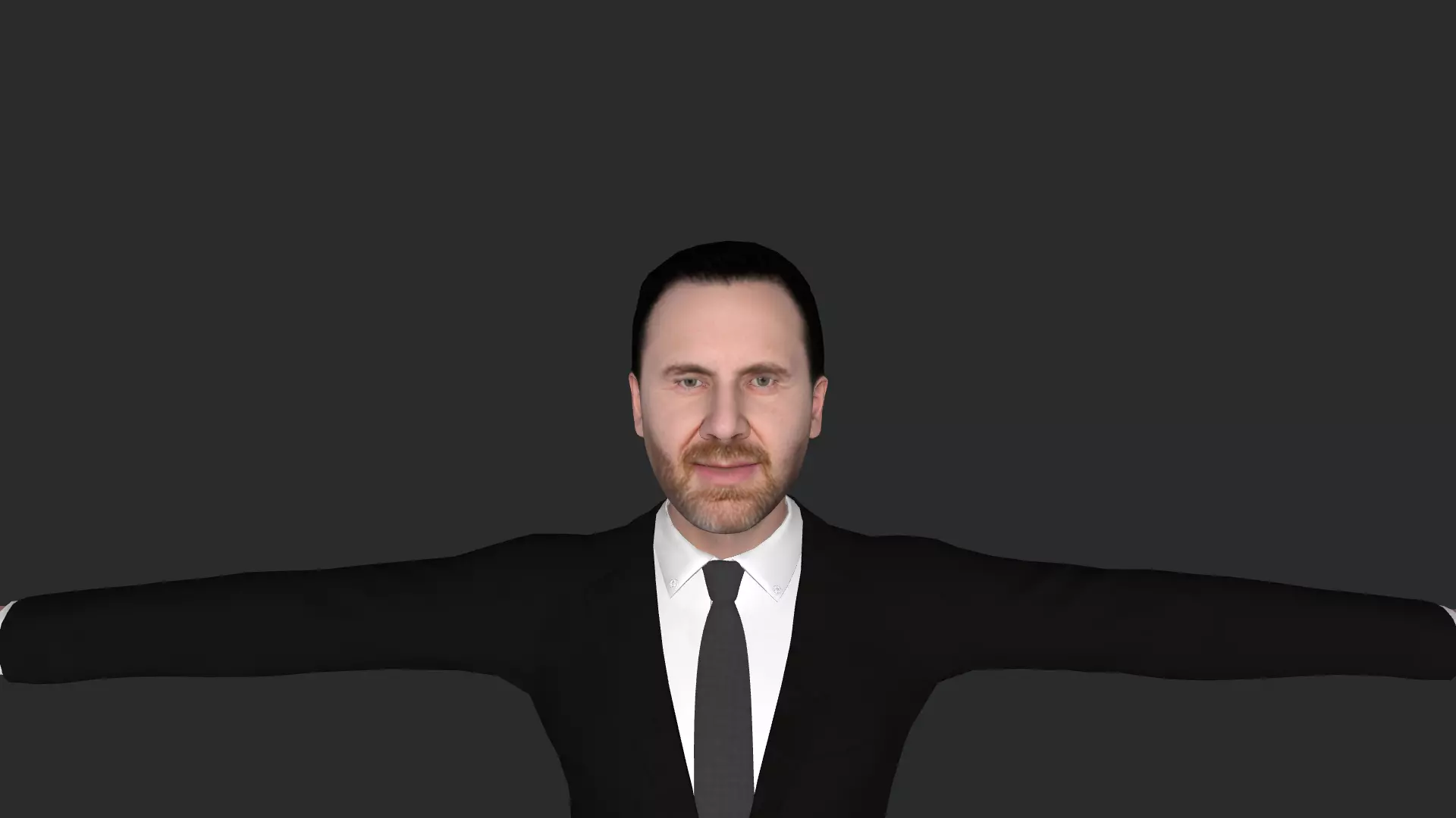 David guetta Hyper Realistic Full Body Fully Rigged 3D Character Low-poly 3D model_0