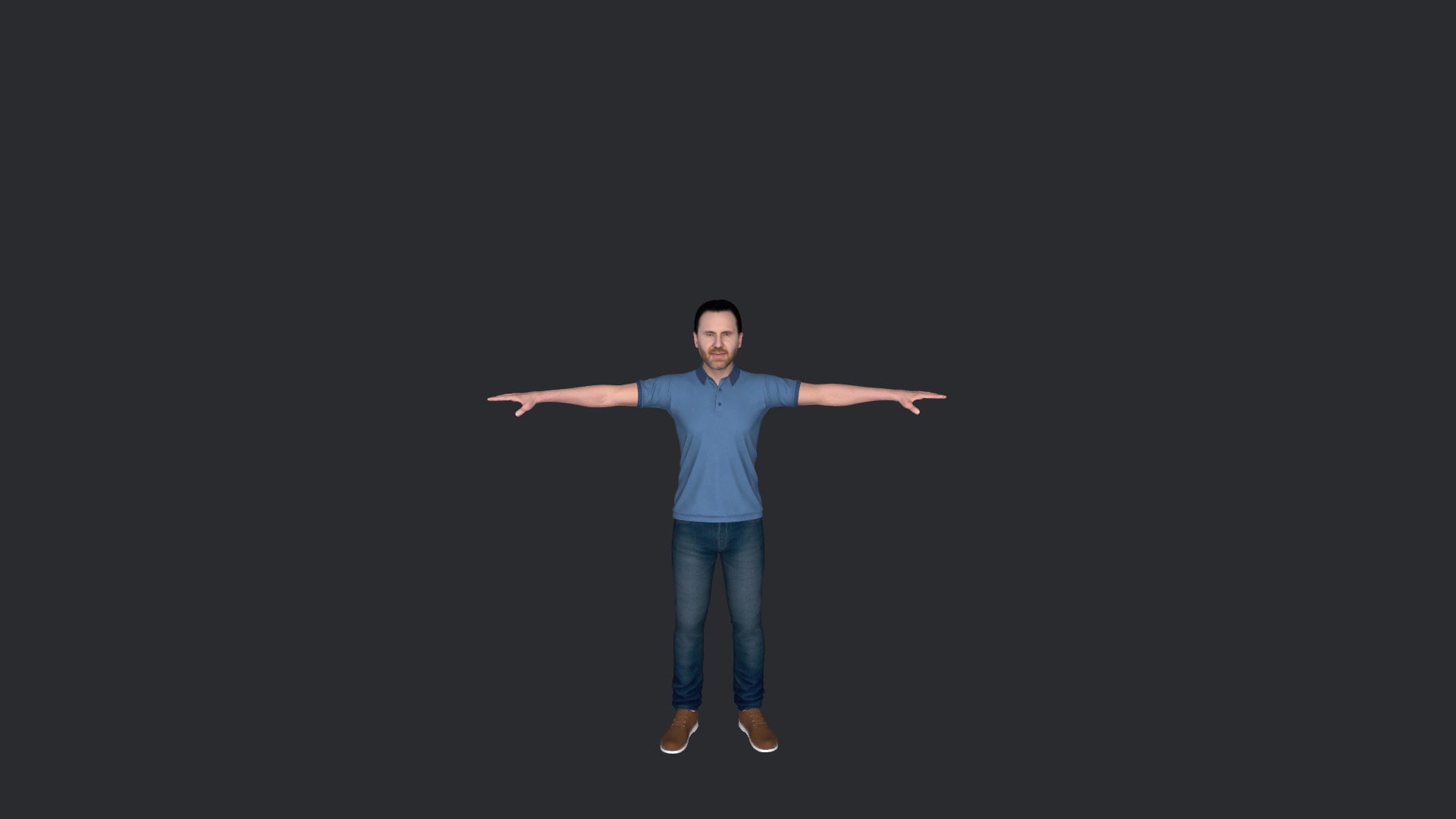 David guetta Hyper Realistic Full Body Fully Rigged 3D Character Low-poly 3D model_25