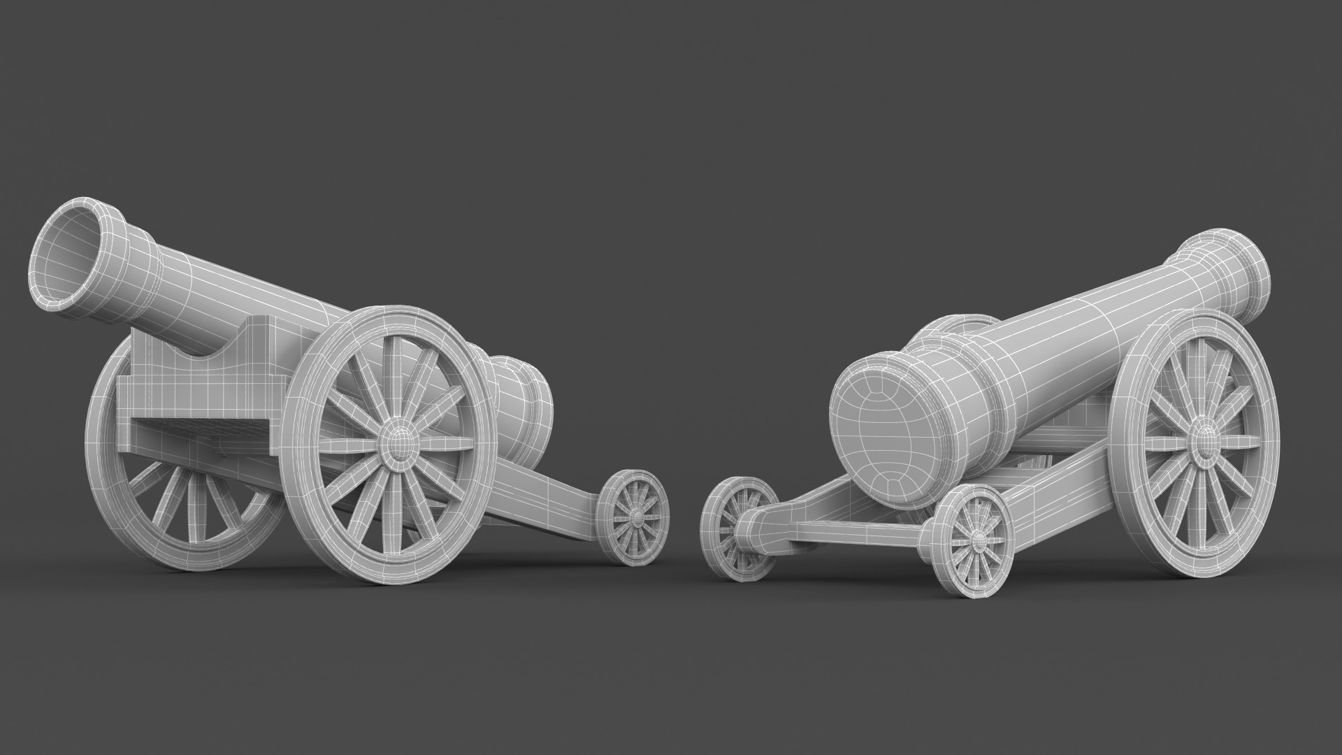 Circus Cannon 3D model_6