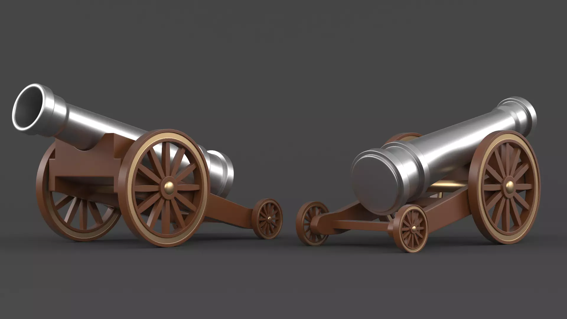 Circus Cannon 3D model_0
